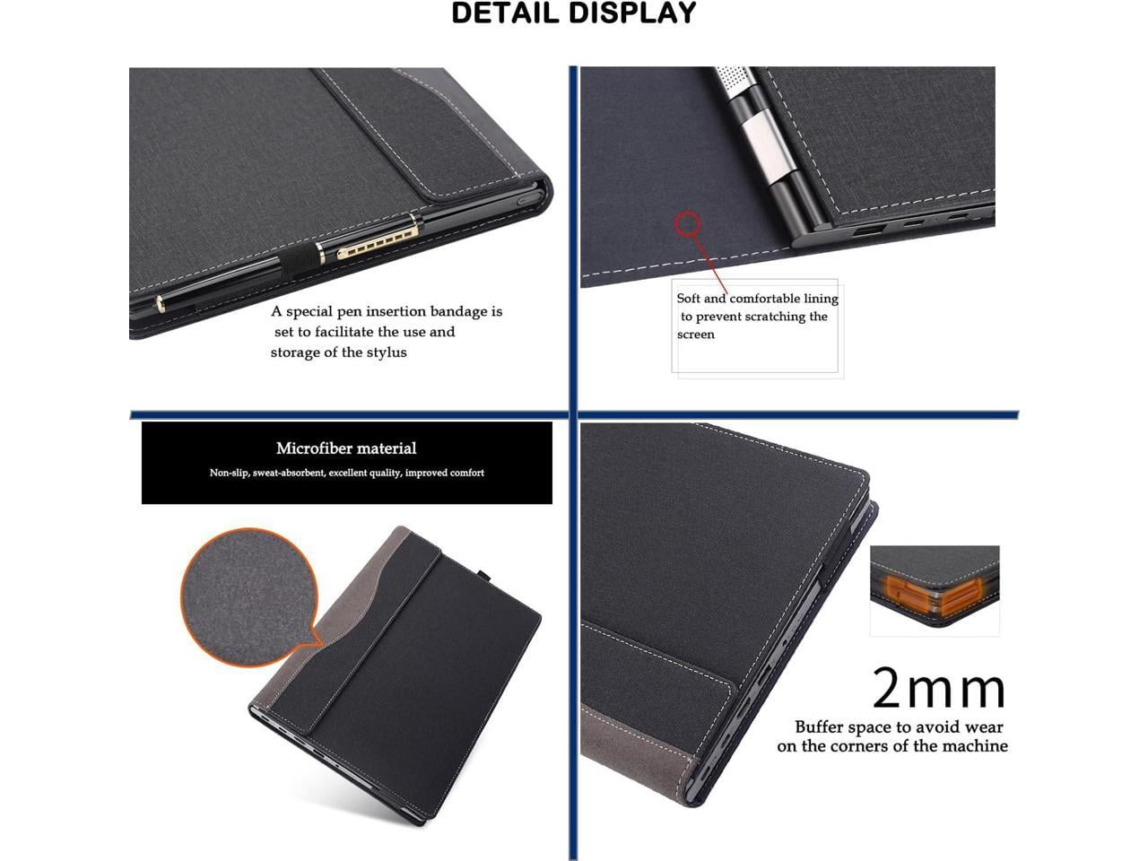 Laptop Cover Case for 17.3 inch HP Laptop 17s-cu 17-cn 17t-cn 17-cp 17z-cp / HP 470 G8 G9 G10 / HP ENVY Laptop 17-cr 17t-cr 17-ch 17-cg 17t-cw with Pen Holder and Heat Dissipation Hole