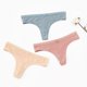 thumbnail image 1 of Tanga para mujer, lencería de algodón, bragas transpirables, bikini hipster (paquete de 3 - multicolor) LingWen 1327534282320, 1 of 1