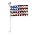 thumbnail image 1 of Silver Multi Color Rhinestone American Flag Pin, 1 of 1