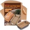 thumbnail image 1 of Unbleached Parchment Paper Loaf Pan Liners for Baking Bread 9x5, 1lb 1.5lb 2lb, Original Precut, Non Toxic 100 Pcs Baking Paper, 1 of 6