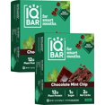 thumbnail image 1 of Brain and Body Plant Protein Bars - Chocolate Mint Chip - 12-Count Low Carb - Gluten Free, High Fiber, Vegan Snacks - Low Sugar Meal Replacement, 1 of 5