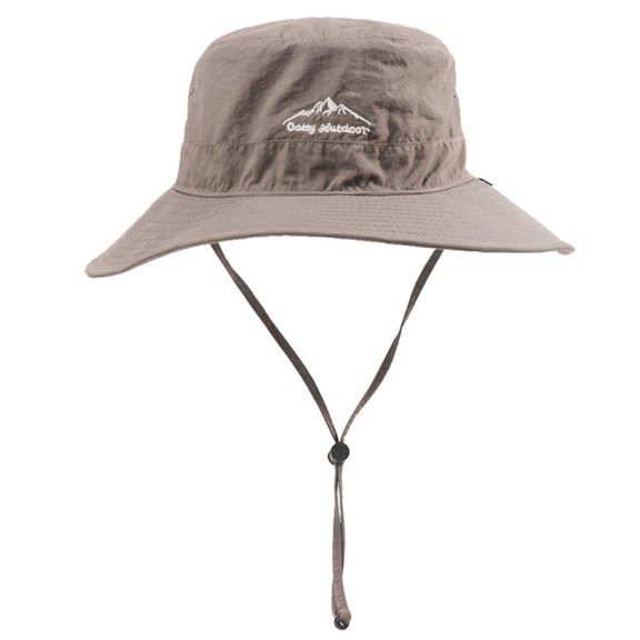 Adjustable Outdoor Sun Hat Waterproof Design Foldable Fisherman Hat For Fishing