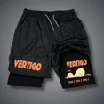 thumbnail image 1 of Pantalones cortos de doble capa de verano para hombre, pantalones cortos con estampado de pato Animal, pantalones cortos sueltos informales, pantalones cortos Y2k, mallas deportivas 2 en 1, 1 of 1