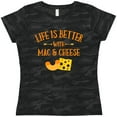 thumbnail image 3 of Inktastic Life's Better Mac & Cheese Women's T-Shirt, 3 of 5