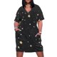 thumbnail image 1 of Vestido holgado de verano para mujer ropa con bolsillos y estrellas, 1 of 6