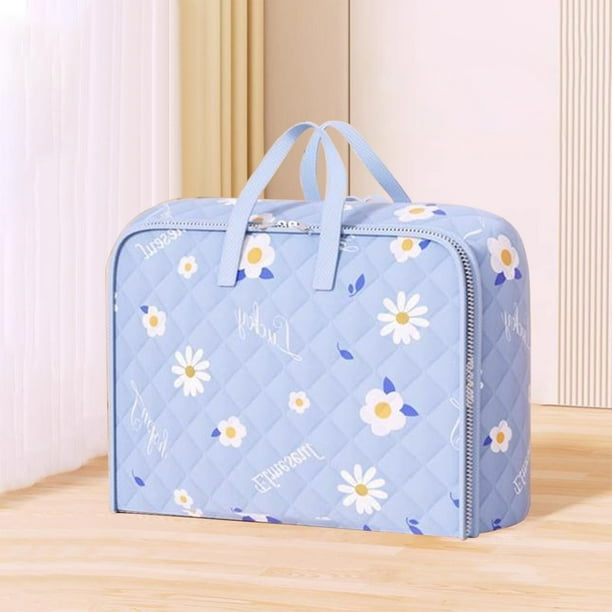 Bolsa de almacenamiento multiusos de tela Oxford | Bolsa de lavandería impermeable y duradera con cremallera | Organizador de viaje plegable y resistente a la humedad para ropa, ropa de cama, mantas