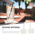 thumbnail image 6 of 12Pcs Straw Protectors Colored Plugs Reusable Cover Caps Silicone Tip Covers, 6 of 6