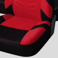 thumbnail image 1 of 9 Uds fundas de asiento de coche Protector de asiento de diseño automático estilo pista de neumático Ehuebsd rojo, 1 of 7