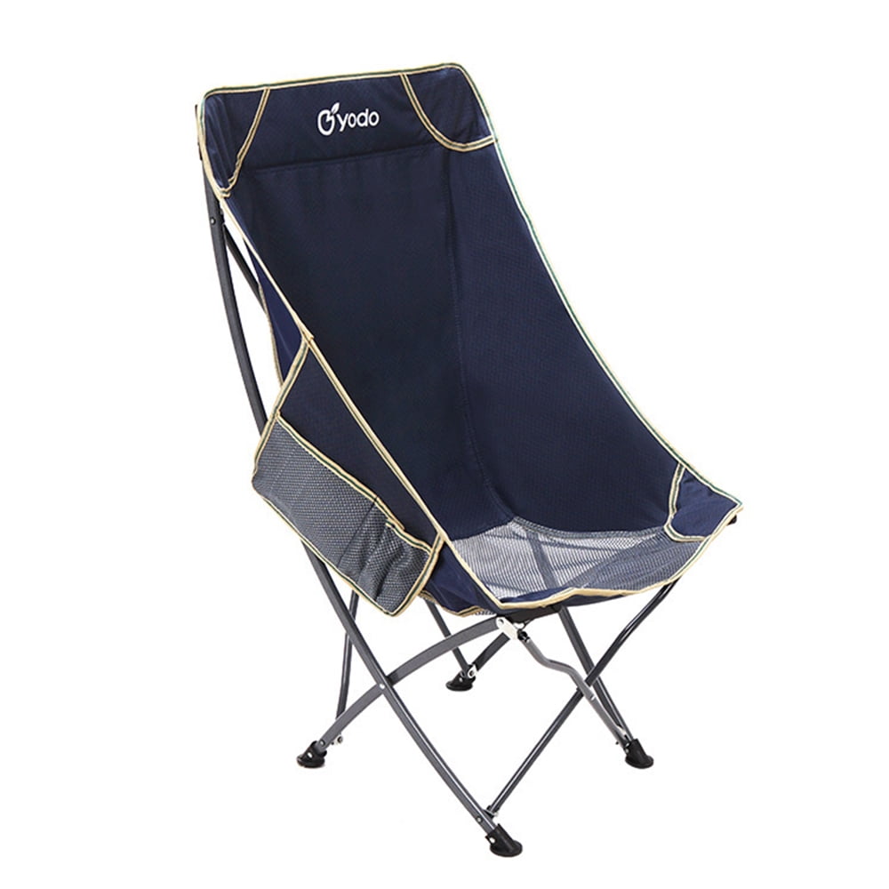 Fishing High Back Folding Curved Chair Foldable Outdoor