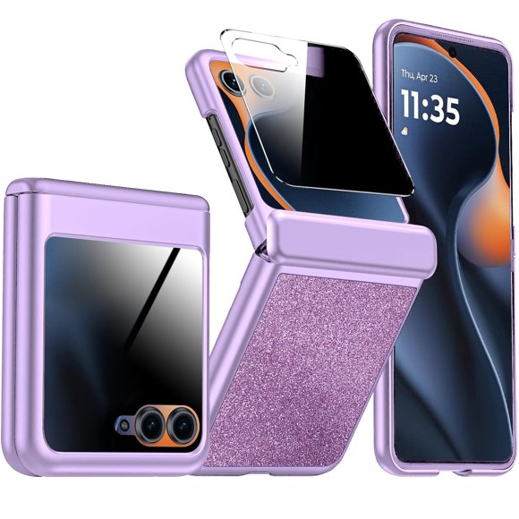 Funda KEKBOXQ para Motorola Razr 2025 con pantalla de privacidad
