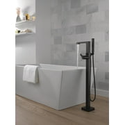 Delta Ara: Single Handle Floor Mount Tub Trim with Hand Shower