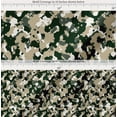 thumbnail image 2 of Soimoi Cotton Poplin Fabric Two Tone With White Camouflage Print Sewing Fabric Yard 56 Inch Wide, 2 of 7