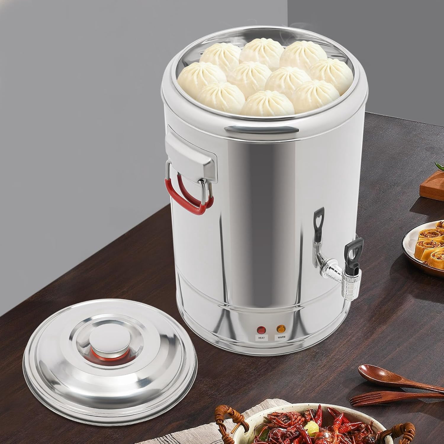20L Commercial Coffee Urn & Hot Beverage Dispenser - Stainless Steel Coffee  Maker for Catering, Weddings, Parties & Large Events - 1200W, 86-248F  Temperature Control - Walmart.com