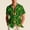 Green-09, variant on LIBRCLO Mens St. Patricks Day Shirts, Breathable Short Sleeve Button-Up Casual Shirt