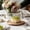 D, variant on DefiDgd Small Dessert Plates Tray Cake Plates With Glass Lid,Mini Decorative Cake Tray for Wedding Banquet Dinner Party Dessert and Cheese Serving Platter(C)