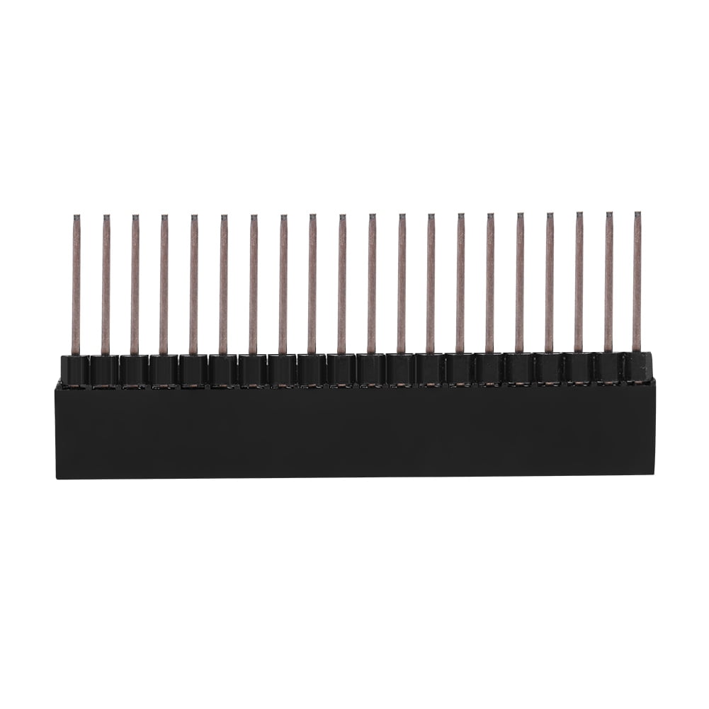 Electronic Components Kit 5pcs/Set 2x20 Pins 2.54m Pitch Female Dual Row Short Pin Headers for Raspberry Pi Pin Headers 