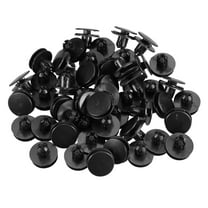 Unique Bargains 50 Pcs Fender Liner Retainer Clip Compatible for Honda Durable Plastic Black