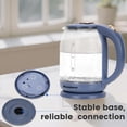 thumbnail image 4 of Glass Electric Kettle, No Plastic Contact With Water, 1.8L Electric Tea Pot, Automatic Shut-off, Borosilicate glass Visual Boiling, Water Heater & Teapot Perfect For Tea & Coffee, 4 of 5