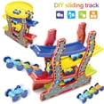 thumbnail image 4 of tumgatte Children DIY Track Glider Toy Puzzle Four Levels-Of Inertial Gliding Car Toy Flash Deal, 4 of 7