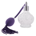 thumbnail image 5 of Atomizador de perfume de vidrio transparente vacío de 100 ml para perfume, loción y aceite. Púrpura, 5 of 5