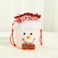 thumbnail image 4 of De Dulces De Navidad, Bolsas De Manzana, Lindo Muñeco De Nieve, Papá Noel, Ciervo, Bolsas De Regalo Para Festivales Y Decoraciones. 3 Bolsas sonducket HA045212-01, 4 of 6