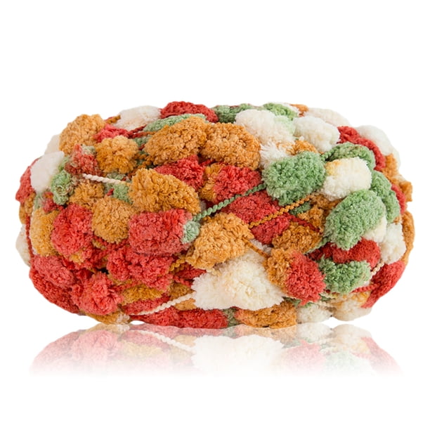 Bewildely Bufanda de hilo de 1 hebra, hilo de tejer a mano, bolsa de hilo antibolitas, suministros de costura, accesorios de ganchillo Artesanía D16 Bewildely HA009625-06