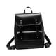 thumbnail image 3 of Mochila de Cuero PU Strade Fareast Limited diseño vintage informal negro, 3 of 8