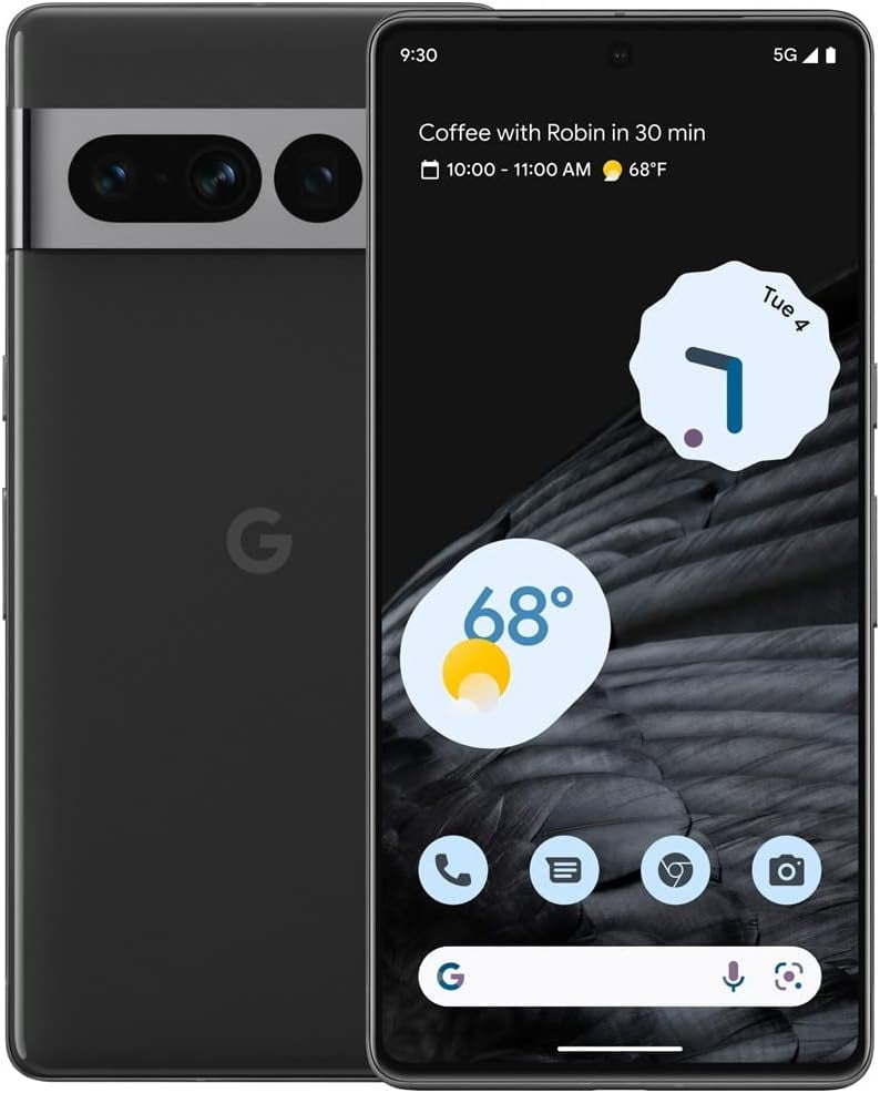 Restored Google Pixel 7 Pro 5G, 128GB, Obsidian - Unlocked (Refurbished)