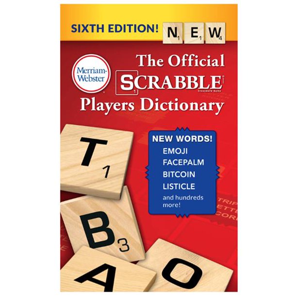 Merriam-Webster Mw-5964-3 Scrabble Players Dictionary 6Th Edition - 3 Each  - Walmart.com