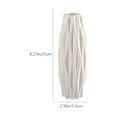 thumbnail image 3 of Back To School Supplies Sale!Small Vase for Decor, Vase for Bedroom, Kitchen and Living Room, Vase White Matt for Flowers, Decoration for Fresh Flowers and Dried Flowers, Entryway Decor Vase, 3 of 8
