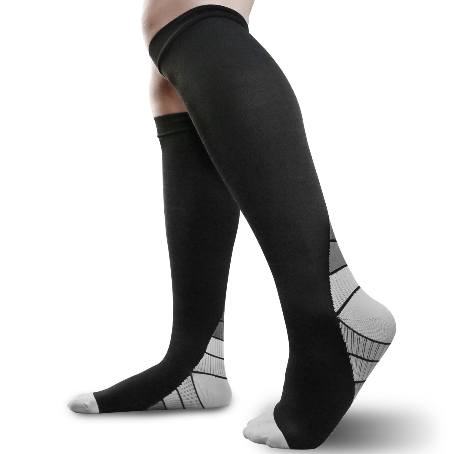 thigh high compression socks