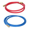 thumbnail image 1 of Refrigerant Refilling Tube， Durability Explosion-Proof Holes Rubber Materials Air Conditioner Hose, Man For Woman For R410 2Pcs 1.5m, 1 of 8
