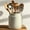 7.5"-antique, variant on Rustic Utensil Holder for Kitchen Countertop - 7.6 inch Ceramic Utensil Crock Farmhouse Cooking Utensil Organizer for Spatula, Spoon (M-Rustic)