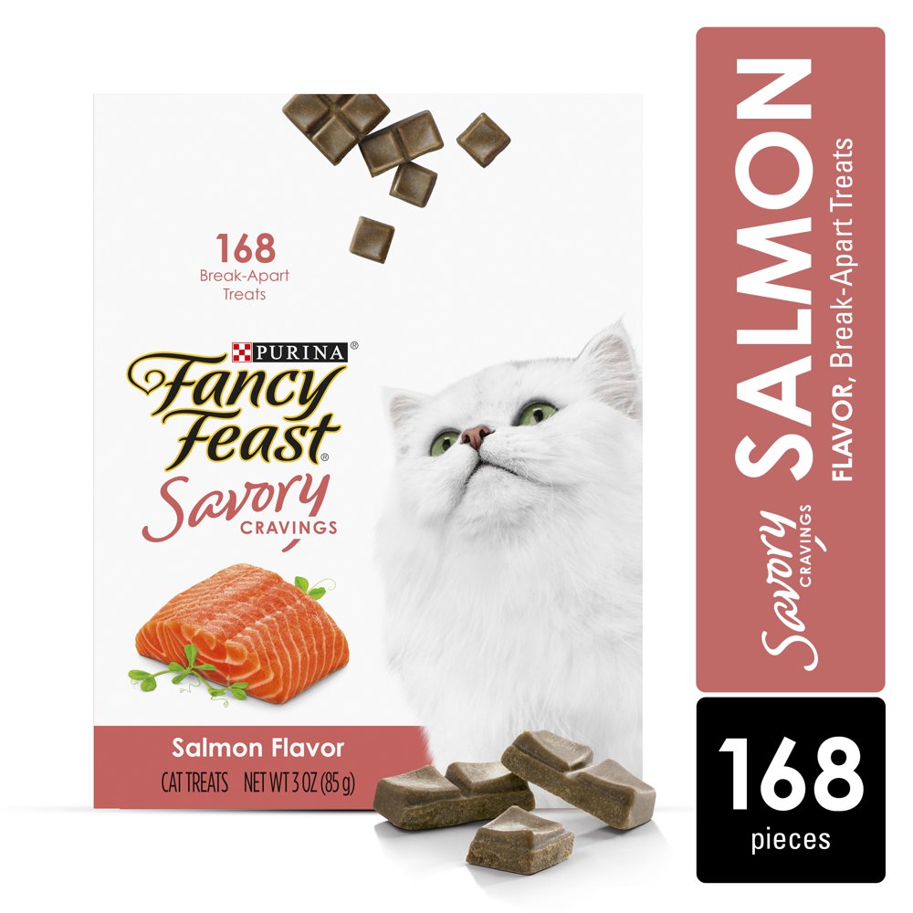 Fancy Feast Limited Ingredient Cat Treats, Savory Cravings Salmon
