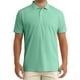 thumbnail image 5 of CAMISETAS POLO PARA HOMBRE INSPIRE CHIC de manga corta, livianas, de corte regular, casuales para trabajo, camisa de golf sólida, color verde, 5 of 6