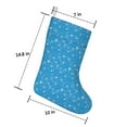 thumbnail image 5 of 3 Pcs Christmas Stockings,Blue Christmas Snowflake Pattern Stockings Christmas,14.8'' Xmas Stockings,Christmas Party Favors,Christmas Party Decorations,Christmas Stockings Personalized, 5 of 5