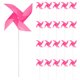 thumbnail image 1 of 50pcs 15' x 7.5' Molinos de Viento Unique Bargains para el Jardín 4 Hojas Rosa, 1 of 6