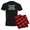 With Red Plaid Pant, variant on CafePress - Pop Pop: The Man Men's Dark Pajamas - Men's Dark Loose Fit Cotton Pajama Set
