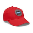 thumbnail image 2 of Dad Hat with Leather Patch (Round), 2 of 5