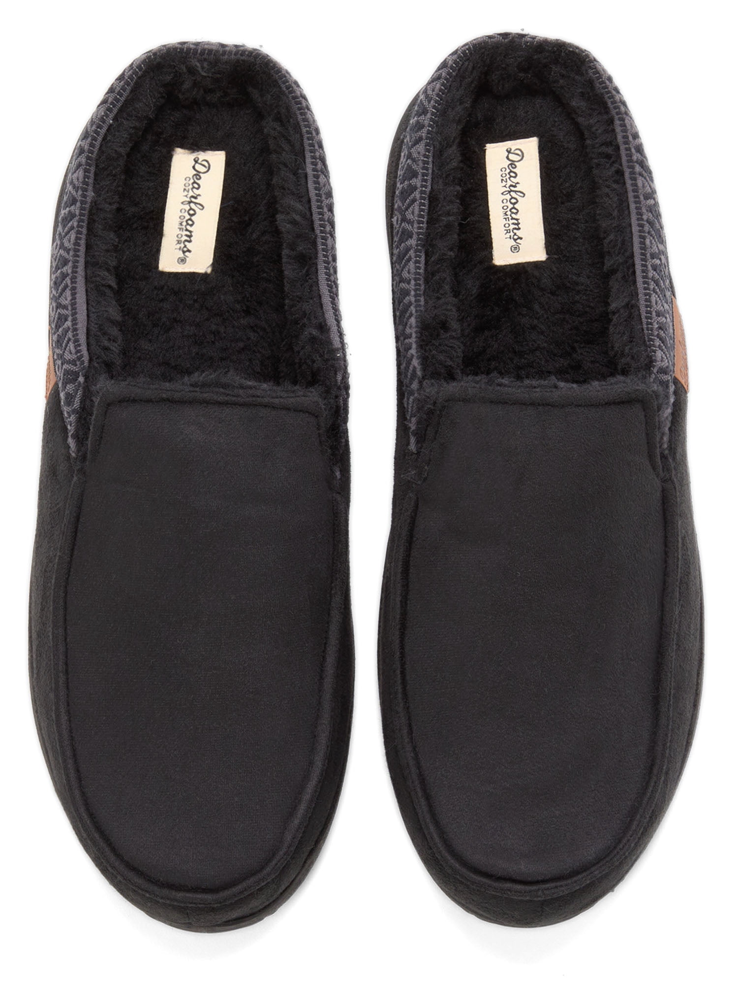 Dearfoams Cozy Comfort Men's Microsuede Clog Slippers