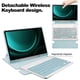 thumbnail image 4 of For Samsung Galaxy Tab S9 FE+ Case with Bluetooth-compatible Keyboard Rotary Stand Tablet Cover, 4 of 5