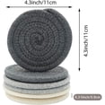 thumbnail image 2 of Braided Coasters for Drinks, Absorbent Cotton Coasters Elevate Your Kitchen Countertops, 2 of 7