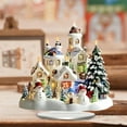 thumbnail image 6 of Litrail LED Lighted Christmas Acrylic Ornament - Flat 3D Look Gingerbread House Snowman Decor for Christmas Tree, Car Pendant & Desktop, 6 of 6