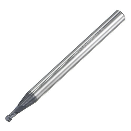 

Uxcell 1mm Radius 4mm Shank 50mm Length HRC45 Carbide AlTiSin Coated Ball Nose End Mill