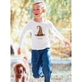 thumbnail image 2 of Spooky. Watercolor Witch Hat Long Sleeve Toddler -Image by Shutterstock,  5 Toddler, 2 of 4