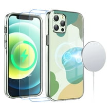 Lexvss Magnetic Case for iPhone 12 Pro with 2 Screen Protectors, 6.1 Inch  Cover Compatible with iPhone 12 MagSafe Charging