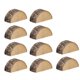 thumbnail image 2 of Decoración hogareña Gwong 10 unids / set Creative Photo Holder Eco-Friendly Wood Natural Stump Shape Forma Soporte para el hogar Gwong 21076407, 2 of 6
