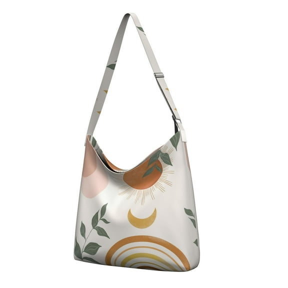 Vintage Fashion Rustic Crossbody Shoulder Bag - Boho Chic Sling Tote, Spacious Multi-Pocket Handbag