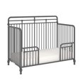 thumbnail image 2 of Monarch Hill Hawken Metal 3 in 1 Convertible Crib, Grey, 2 of 9