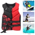 thumbnail image 4 of Chaleco protector de flotabilidad elástica de neopreno, chaqueta elevadora para lancha, surf, pesca L, 4 of 10